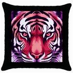 Tiger Design Throw Pillow Case (Black)
