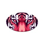 Tiger Design Sticker (Oval)