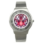 Tiger Design Stainless Steel Watch