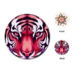 Tiger Design Playing Cards Single Design (Round)