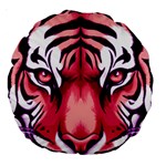 Tiger Design Large 18  Premium Round Cushions