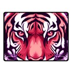Tiger Design Two Sides Fleece Blanket (Small)