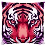 Tiger Design Standard Premium Plush Fleece Cushion Case (One Side)