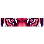 Tiger Design Small Premium Plush Fleece Scarf
