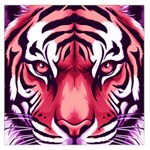 Tiger Design Square Satin Scarf (36  x 36 )