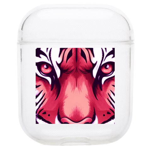 Tiger Design Soft TPU AirPods 1/2 Case from ArtsNow.com Front
