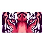 Tiger Design Satin Shawl 45  x 80 