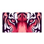 Tiger Design Satin Wrap 35  x 70 