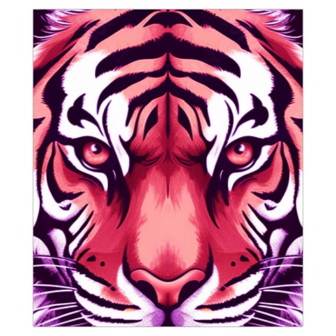 Tiger Design Drawstring Pouch (XS) from ArtsNow.com Front