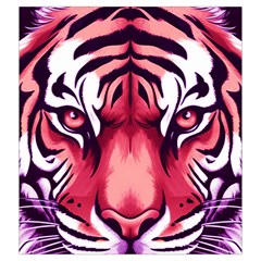 Tiger Design Drawstring Pouch (2XL) from ArtsNow.com Back