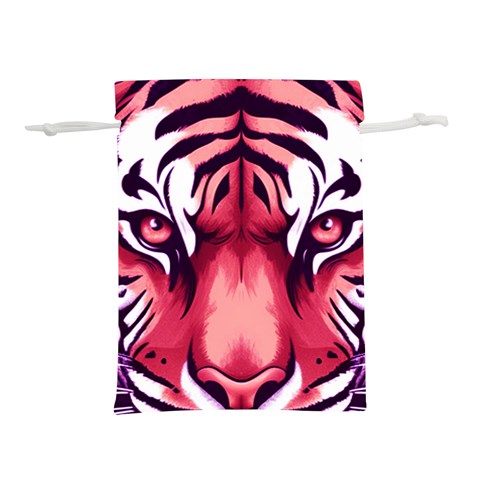 Tiger Design Lightweight Drawstring Pouch (M) from ArtsNow.com Back