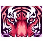 Tiger Design Two Sides Premium Plush Fleece Blanket (Extra Small)
