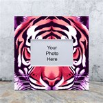 Tiger Design White Box Photo Frame 4  x 6 