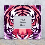 Tiger Design White Wall Photo Frame 5  x 7 