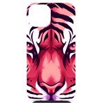 Tiger Design iPhone 14 Black UV Print Case
