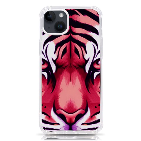 Tiger Design iPhone 14 Plus TPU UV Print Case from ArtsNow.com Front