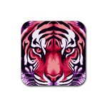 Love the tiger Rubber Coaster (Square)