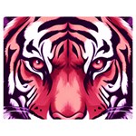 Love the tiger Premium Plush Fleece Blanket (Medium)