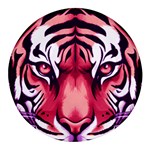 Love the tiger Round Glass Fridge Magnet (4 pack)