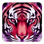 Love the tiger Square Glass Fridge Magnet (4 pack)