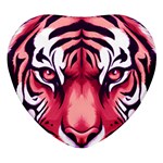 Love the tiger Heart Glass Fridge Magnet (4 pack)