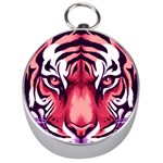 Tiger Design Silver Compasses