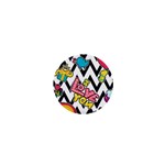 Vector Romantic Love Seamless Pattern 1  Mini Magnets