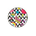 Vector Romantic Love Seamless Pattern Hat Clip Ball Marker (10 pack)