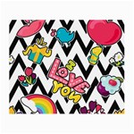 Vector Romantic Love Seamless Pattern Small Glasses Cloth