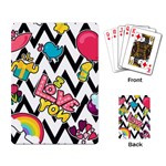 Vector Romantic Love Seamless Pattern Playing Cards Single Design (Rectangle)
