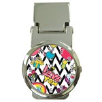 Vector Romantic Love Seamless Pattern Money Clip Watches