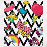Vector Romantic Love Seamless Pattern Canvas 8  x 10 