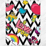 Vector Romantic Love Seamless Pattern Canvas 12  x 16 