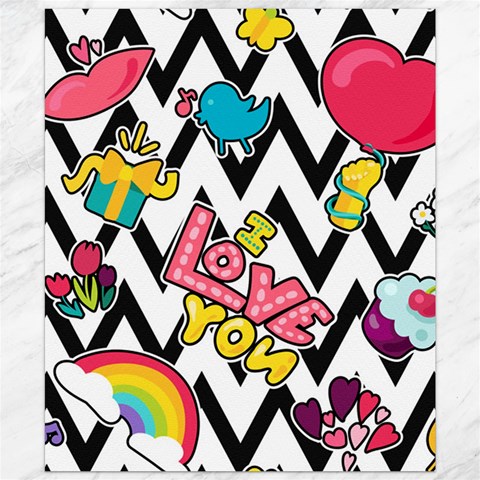 Vector Romantic Love Seamless Pattern Canvas 20  x 24  from ArtsNow.com 19.57 x23.15  Canvas - 1