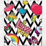 Vector Romantic Love Seamless Pattern Canvas 20  x 24 