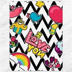 Vector Romantic Love Seamless Pattern Canvas 36  x 48 