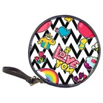 Vector Romantic Love Seamless Pattern Classic 20-CD Wallets