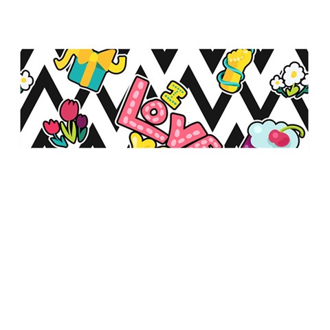 Vector Romantic Love Seamless Pattern Memory Card Reader (Stick) from ArtsNow.com Front