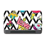 Vector Romantic Love Seamless Pattern Memory Card Reader with CF