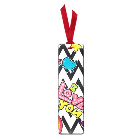 Vector Romantic Love Seamless Pattern Small Book Marks from ArtsNow.com Front