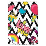 Vector Romantic Love Seamless Pattern Removable Flap Cover (L)