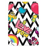 Vector Romantic Love Seamless Pattern Removable Flap Cover (S)