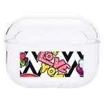 Vector Romantic Love Seamless Pattern Hard PC AirPods Pro Case