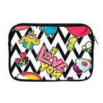 Vector Romantic Love Seamless Pattern Apple MacBook Pro 17  Zipper Case