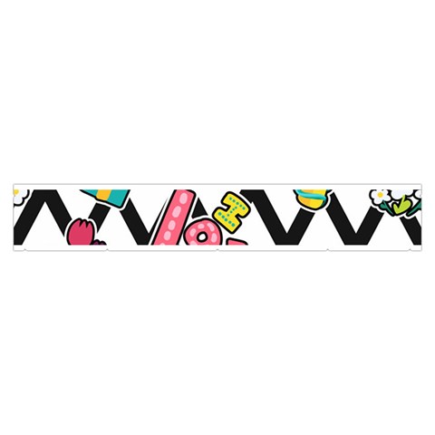 Vector Romantic Love Seamless Pattern Make Up Case (Medium) from ArtsNow.com Zipper Front