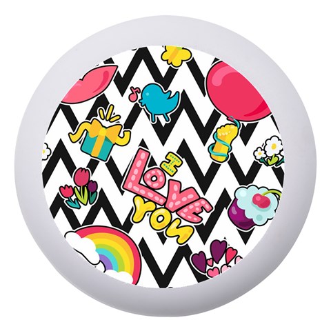 Vector Romantic Love Seamless Pattern Dento Box with Mirror from ArtsNow.com Front