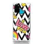 Vector Romantic Love Seamless Pattern Samsung Galaxy S20Plus 6.7 Inch TPU UV Case
