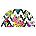 Vector Romantic Love Seamless Pattern Anti Scalding Pot Cap