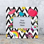 Vector Romantic Love Seamless Pattern White Box Photo Frame 4  x 6 