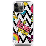 Vector Romantic Love Seamless Pattern iPhone 13 Pro Max TPU UV Print Case